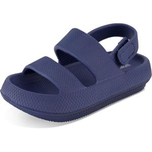 imageCUSHIONAIRE Kids Fuji sandal with adjustable strap and ComfortNavy