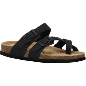 imageCUSHIONAIRE Kids Luna JR Cork footbed Sandal with ComfortBlack