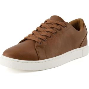 imageCUSHIONAIRE Mens Princeton lace up Sneaker with Comfort FoamBrown Tumbled