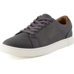imageCUSHIONAIRE Mens Princeton lace up Sneaker with Comfort FoamDark Grey