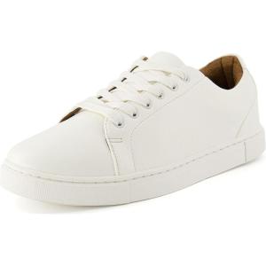 imageCUSHIONAIRE Mens Princeton lace up Sneaker with Comfort FoamWhite