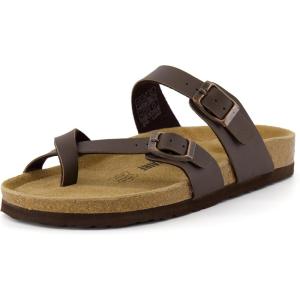 imageCUSHIONAIRE Womens Luna Cork Footbed Sandal With ComfortBrown Nappa