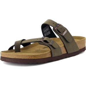 imageCUSHIONAIRE Womens Luna Cork Footbed Sandal With ComfortBrown Rugged