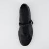 imageCUSHIONAIRE Womens Bistro Woven Mary Jane Flat Memory Foam Wide Widths AvailableWoven Black