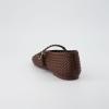 imageCUSHIONAIRE Womens Bistro Woven Mary Jane Flat Memory Foam Wide Widths AvailableWoven Brown