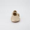 imageCUSHIONAIRE Womens Bistro Woven Mary Jane Flat Memory Foam Wide Widths AvailableWoven Gold
