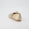 imageCUSHIONAIRE Womens Bistro Woven Mary Jane Flat Memory Foam Wide Widths AvailableWoven Gold
