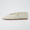 imageCUSHIONAIRE Womens Bistro Woven Mary Jane Flat Memory Foam Wide Widths AvailableWoven Wheat
