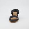 imageCUSHIONAIRE Womens Clever two band block heel sandal Memory Foam Wide Widths AvailableBlack