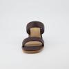 imageCUSHIONAIRE Womens Clever two band block heel sandal Memory Foam Wide Widths AvailableDark Brown