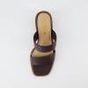 imageCUSHIONAIRE Womens Clever two band block heel sandal Memory Foam Wide Widths AvailableDark Brown