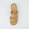 imageCUSHIONAIRE Womens Clever two band block heel sandal Memory Foam Wide Widths AvailableTan