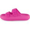 imageCUSHIONAIRE Womens Fame recovery cloud slide with ComfortHot Pink