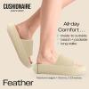 imageCUSHIONAIRE Womens Feather Cloud Recovery Slide Sandals with ComfortAloe