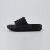 imageCUSHIONAIRE Womens Feather Cloud Recovery Slide Sandals with ComfortBlack