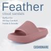 imageCUSHIONAIRE Womens Feather Cloud Recovery Slide Sandals with ComfortBlush