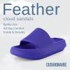 imageCUSHIONAIRE Womens Feather Cloud Recovery Slide Sandals with ComfortBright Blue