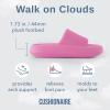imageCUSHIONAIRE Womens Feather Cloud Recovery Slide Sandals with ComfortBright Pink