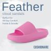 imageCUSHIONAIRE Womens Feather Cloud Recovery Slide Sandals with ComfortBright Pink