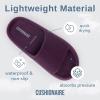 imageCUSHIONAIRE Womens Feather Cloud Recovery Slide Sandals with ComfortDark Purple