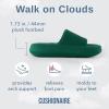imageCUSHIONAIRE Womens Feather Cloud Recovery Slide Sandals with ComfortEmerald