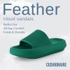 imageCUSHIONAIRE Womens Feather Cloud Recovery Slide Sandals with ComfortEmerald