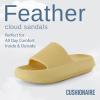 imageCUSHIONAIRE Womens Feather Cloud Recovery Slide Sandals with ComfortGolden