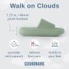 imageCUSHIONAIRE Womens Feather Cloud Recovery Slide Sandals with ComfortGreen