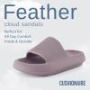imageCUSHIONAIRE Womens Feather Cloud Recovery Slide Sandals with ComfortIris