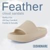 imageCUSHIONAIRE Womens Feather Cloud Recovery Slide Sandals with ComfortKhaki