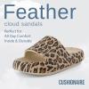imageCUSHIONAIRE Womens Feather Cloud Recovery Slide Sandals with ComfortLeopard