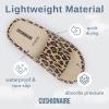 imageCUSHIONAIRE Womens Feather Cloud Recovery Slide Sandals with ComfortLeopard