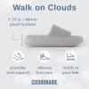 imageCUSHIONAIRE Womens Feather Cloud Recovery Slide Sandals with ComfortLt Grey
