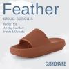 imageCUSHIONAIRE Womens Feather Cloud Recovery Slide Sandals with ComfortOrange