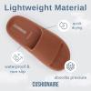 imageCUSHIONAIRE Womens Feather Cloud Recovery Slide Sandals with ComfortOrange