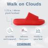 imageCUSHIONAIRE Womens Feather Cloud Recovery Slide Sandals with ComfortRed