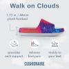 imageCUSHIONAIRE Womens Feather Cloud Recovery Slide Sandals with ComfortTie Dye