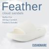 imageCUSHIONAIRE Womens Feather Cloud Recovery Slide Sandals with ComfortVanilla