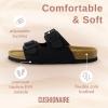 imageCUSHIONAIRE Womens Lane Cork Footbed Sandal With ComfortBlack