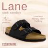 imageCUSHIONAIRE Womens Lane Cork Footbed Sandal With ComfortBlack