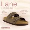 imageCUSHIONAIRE Womens Lane Cork Footbed Sandal With ComfortBrown