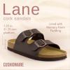 imageCUSHIONAIRE Womens Lane Cork Footbed Sandal With ComfortBrown Nappa