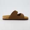imageCUSHIONAIRE Womens Lane Cork Footbed Sandal With ComfortBrown Vegan Suede