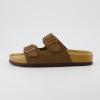 imageCUSHIONAIRE Womens Lane Cork Footbed Sandal With ComfortBrown Vegan Suede