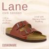 imageCUSHIONAIRE Womens Lane Cork Footbed Sandal With ComfortCognac