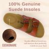 imageCUSHIONAIRE Womens Lane Cork Footbed Sandal With ComfortCognac