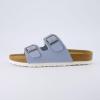 imageCUSHIONAIRE Womens Lane Cork Footbed Sandal With ComfortLt Blue Vegan Suede