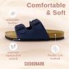 imageCUSHIONAIRE Womens Lane Cork Footbed Sandal With ComfortNavy Nappa