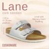 imageCUSHIONAIRE Womens Lane Cork Footbed Sandal With ComfortSilver