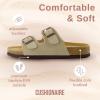 imageCUSHIONAIRE Womens Lane Cork Footbed Sandal With ComfortStone
